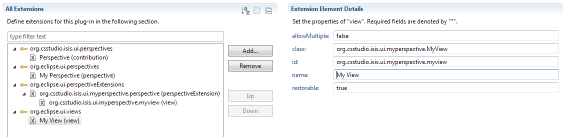 Extension points