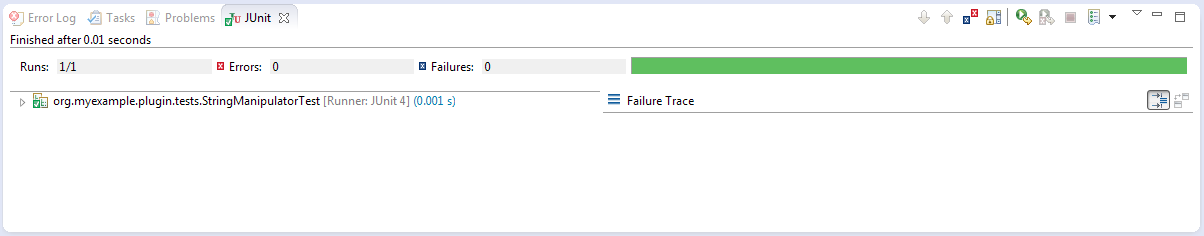 Passed test